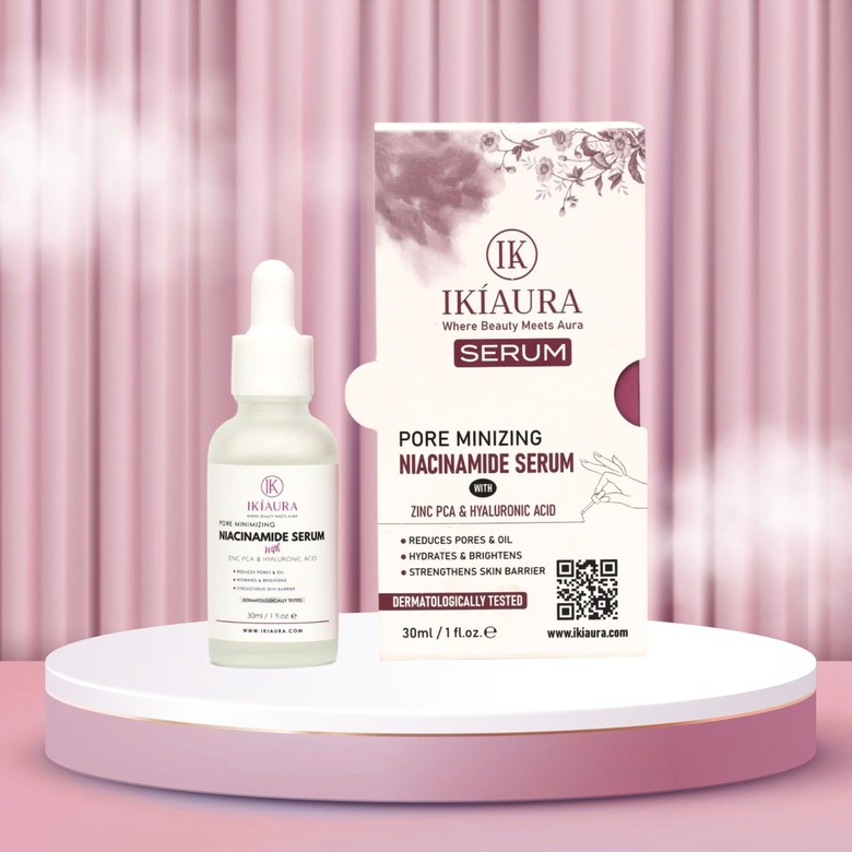 Ikiaura Pore Minimizing Niacinamide Serum | Oil Control, Hydration & Skin Barrier Repair | 30ml